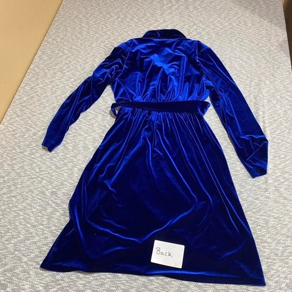 Calvin Klein blue below the knee long sleeves women size 14. SKU958 - Picture 8 of 8